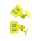 Gele UHFrfid-Veemarkeringen/Kleine Multi Functionele RFID-Veemarkeringen