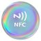 Het Programmeerbare Crystal Nfc Sticker Tag Keyfob de Smartphone van het waterbewijs 13.56MHz Gebruiken