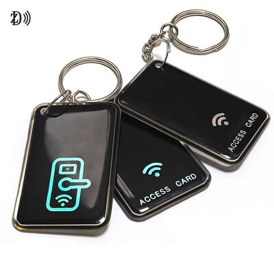 Gepersonaliseerde Printing Access Control Card NFC 13.56Mhz RFID Epoxy Tag NFC Sleutelhanger MIFARE Classic EV1 1K
