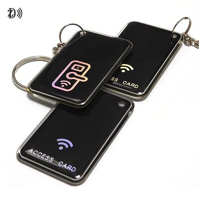 Gepersonaliseerde Printing Access Control Card NFC 13.56Mhz RFID Epoxy Tag NFC Sleutelhanger MIFARE Classic EV1 1K
