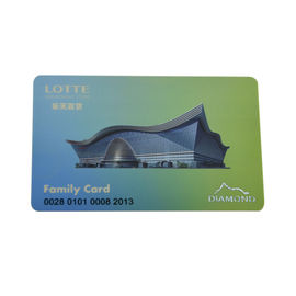 Plastic RFID Smart Card CMYK OFF SET SET STRUKTE SAMPER RESTANTE ISO STANDAARD